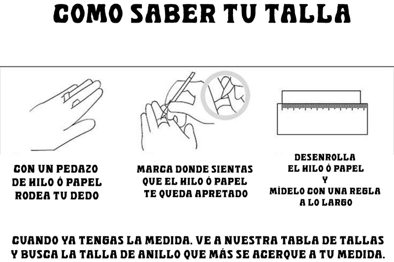 TUTORIAL: Saber talla de anillo con una regla 